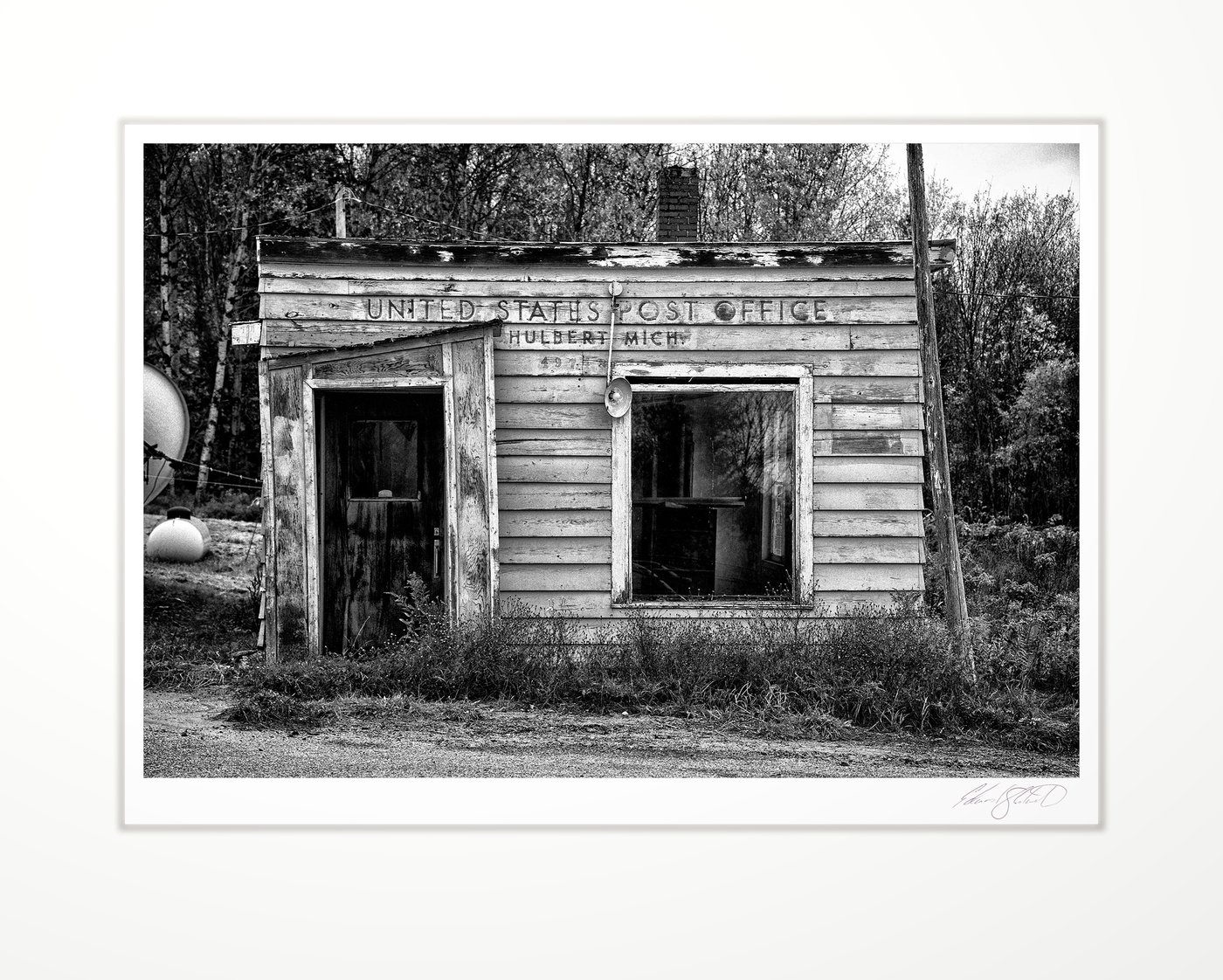 Abandoned Hulbert Michigan post office
